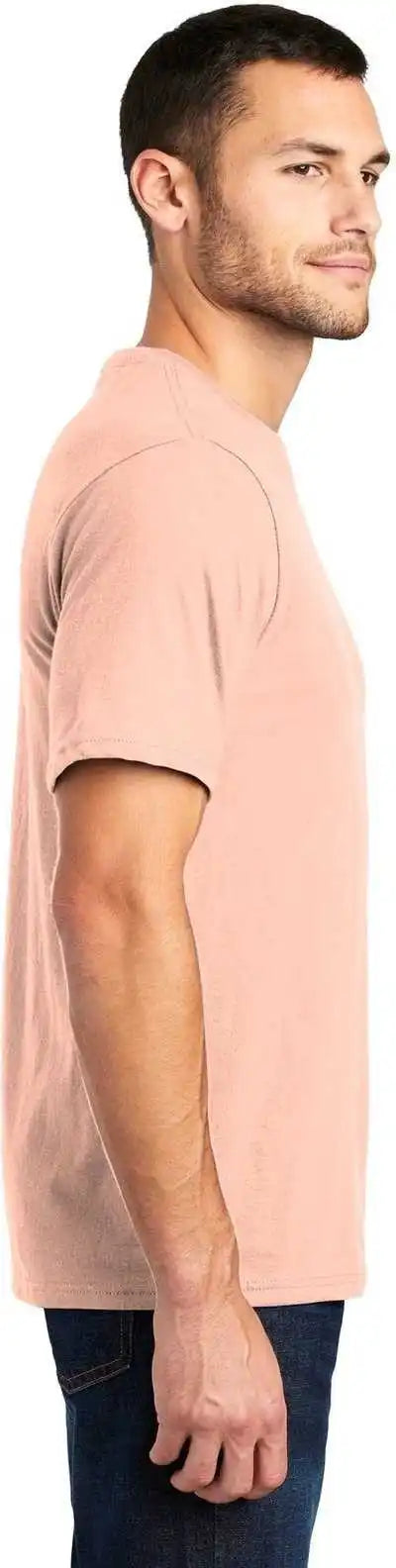 District Dt6000 Very Important Tee Dusty Peach