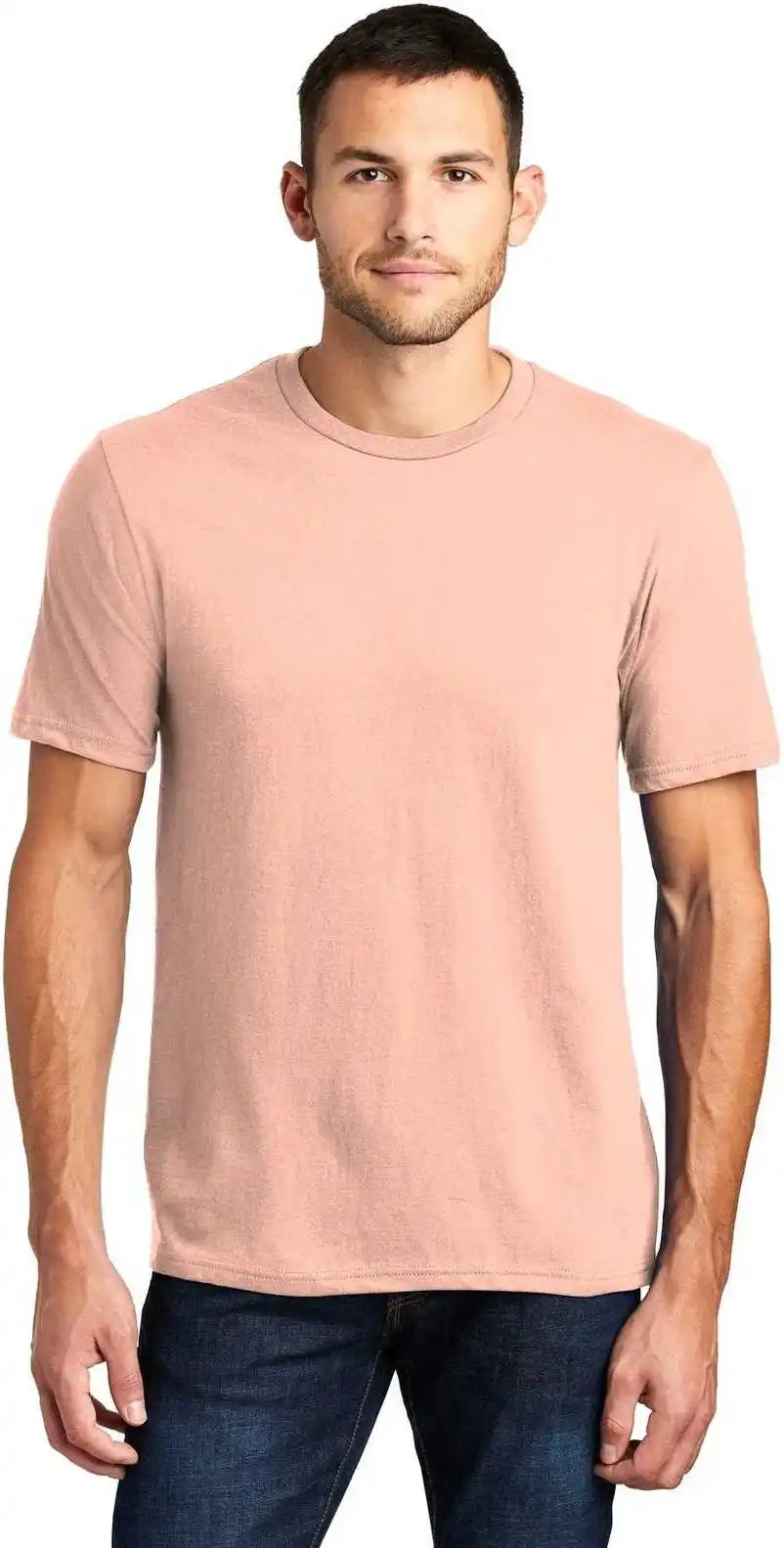 District Dt6000 Very Important Tee Dusty Peach