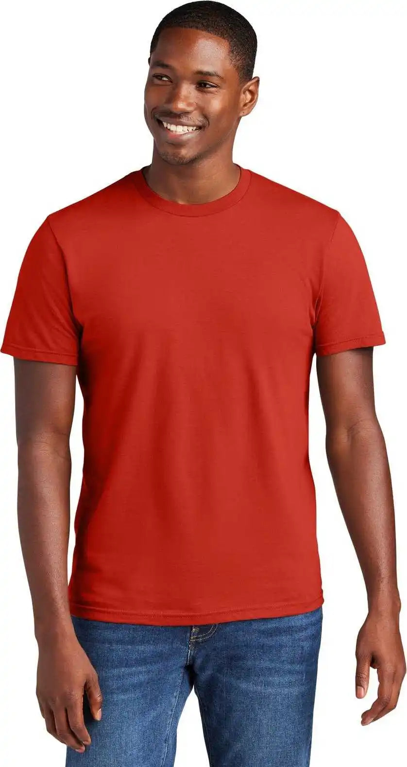 District Dt6000 Very Important Tee Fiery Red