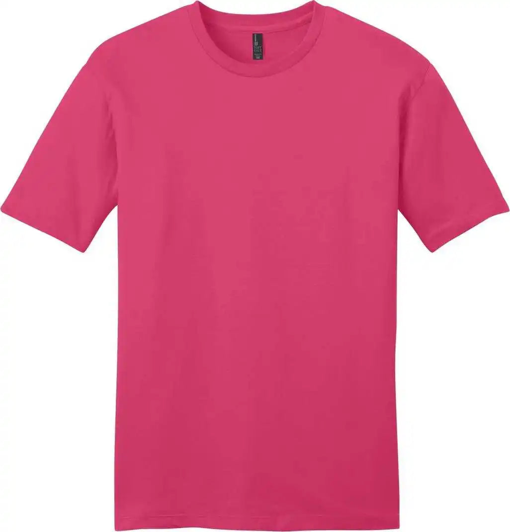 District Dt6000 Very Important Tee Flush Pink