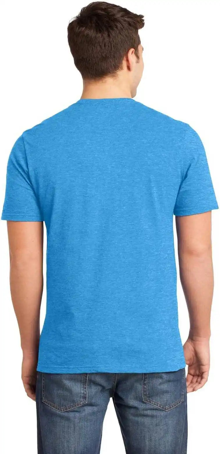 District Dt6000 Very Important Tee Heathered Bright Turquoise