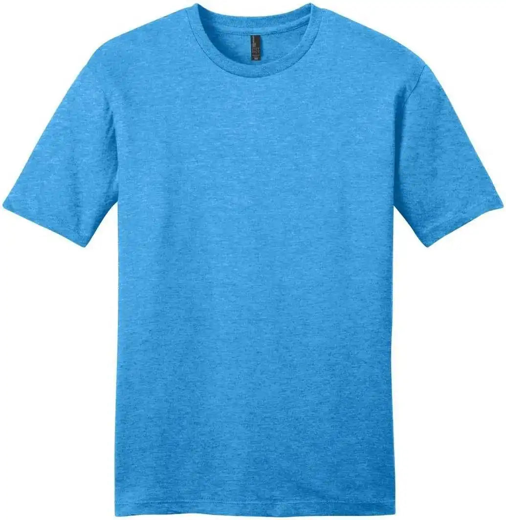District Dt6000 Very Important Tee Heathered Bright Turquoise