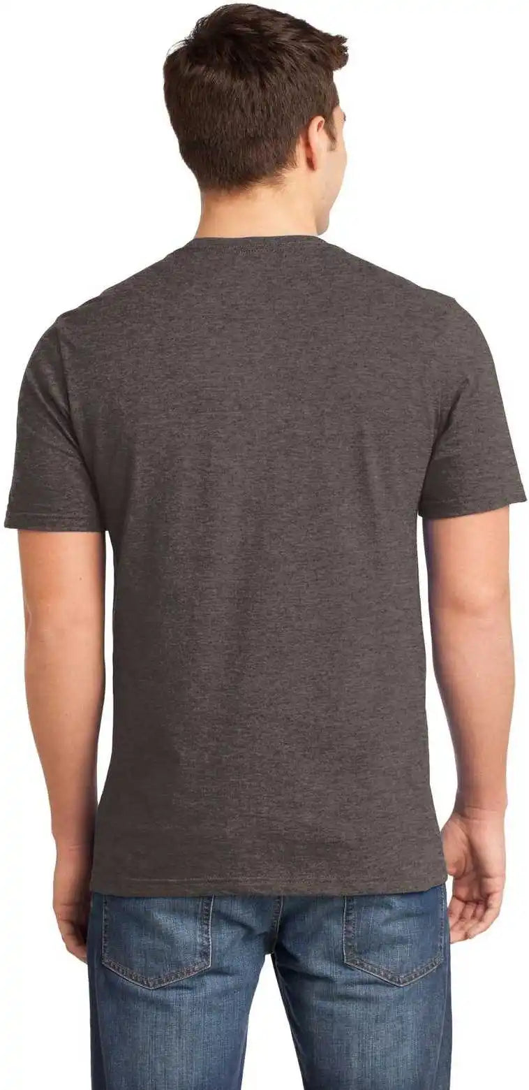 District Dt6000 Very Important Tee Heathered Brown