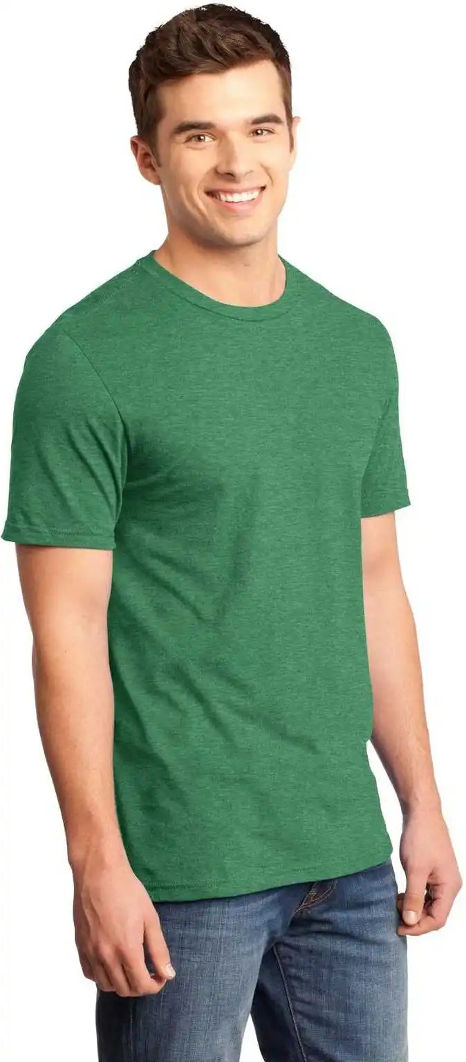 District Dt6000 Very Important Tee Heathered Kelly Green