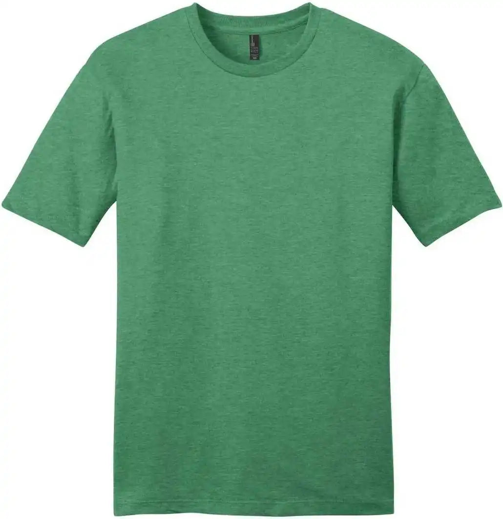 District Dt6000 Very Important Tee Heathered Kelly Green