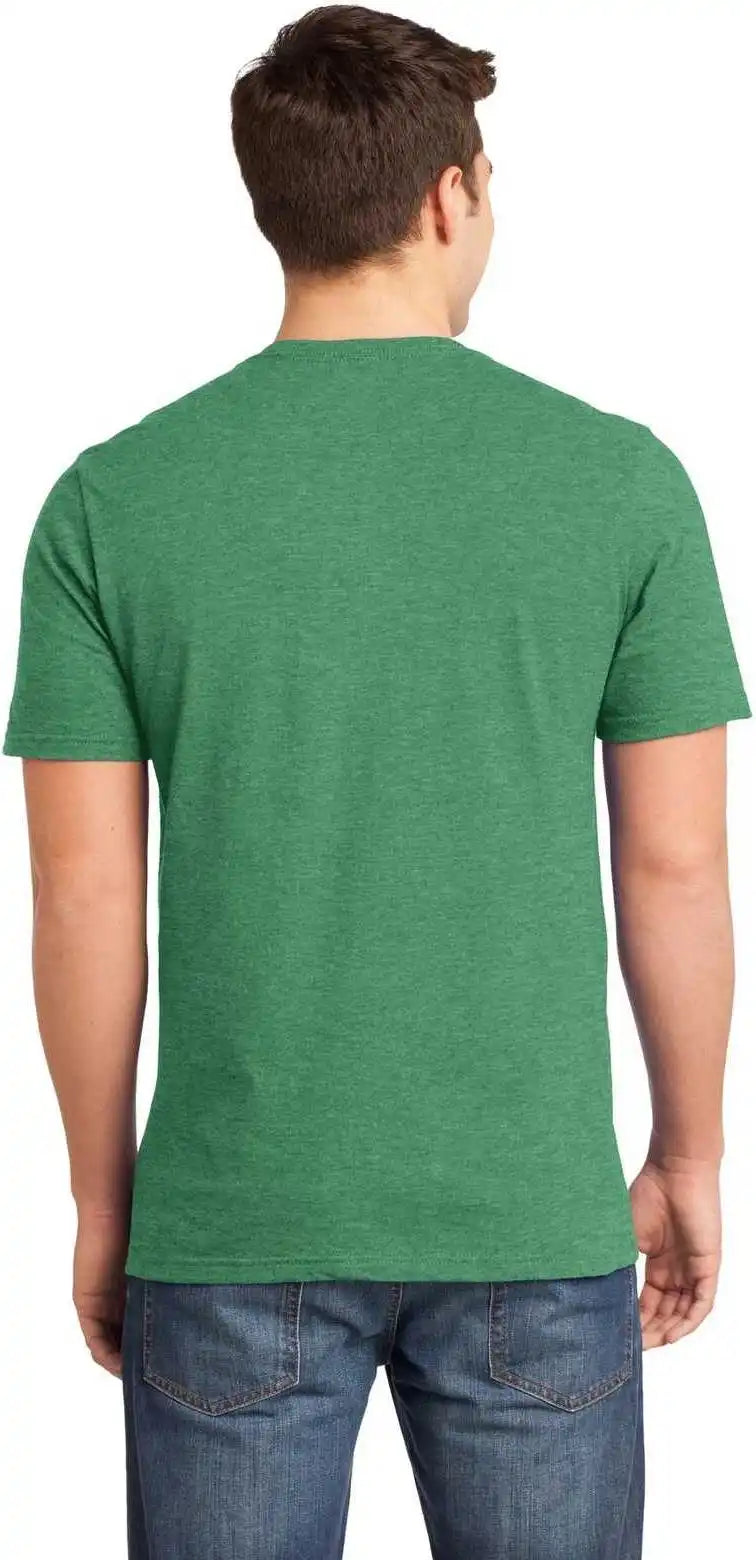 District Dt6000 Very Important Tee Heathered Kelly Green