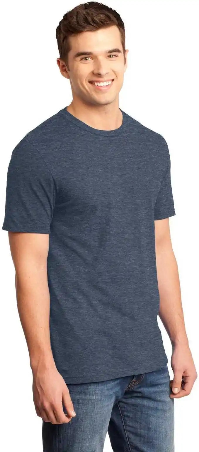 District Dt6000 Very Important Tee Heathered Navy