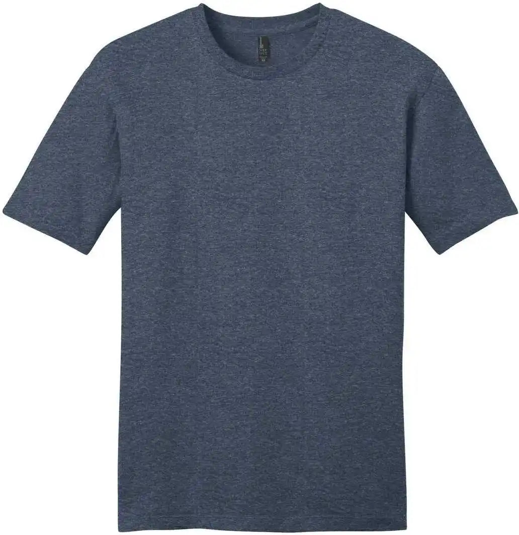 District Dt6000 Very Important Tee Heathered Navy