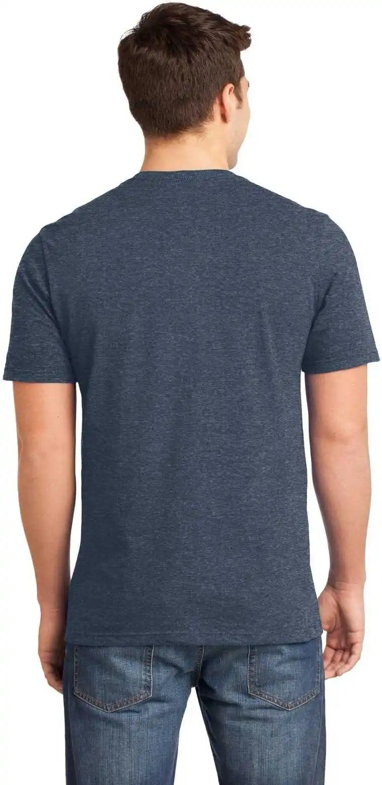 District Dt6000 Very Important Tee Heathered Navy
