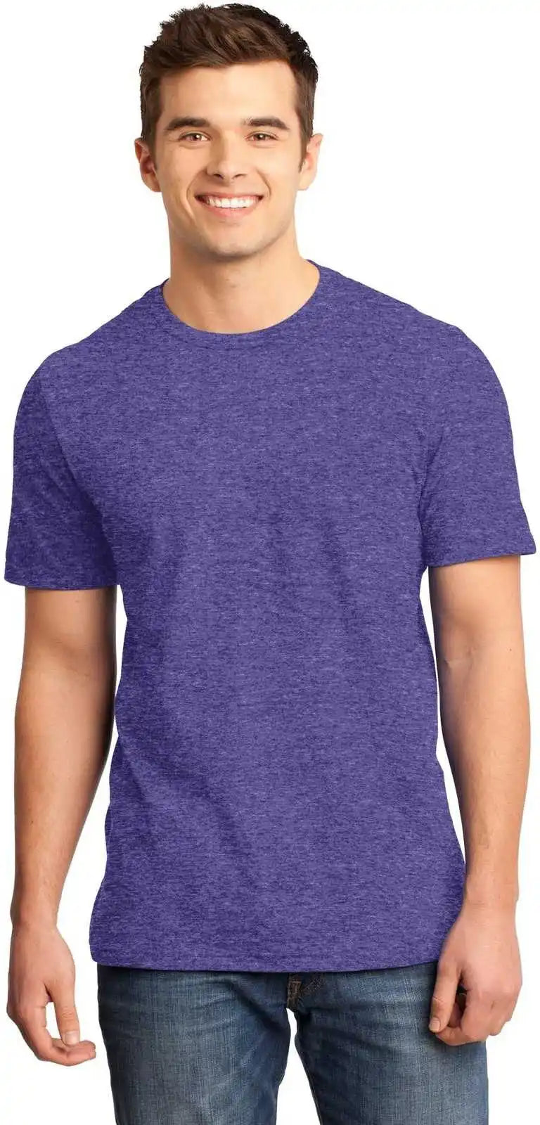 District Dt6000 Very Important Tee - Heathered Purple