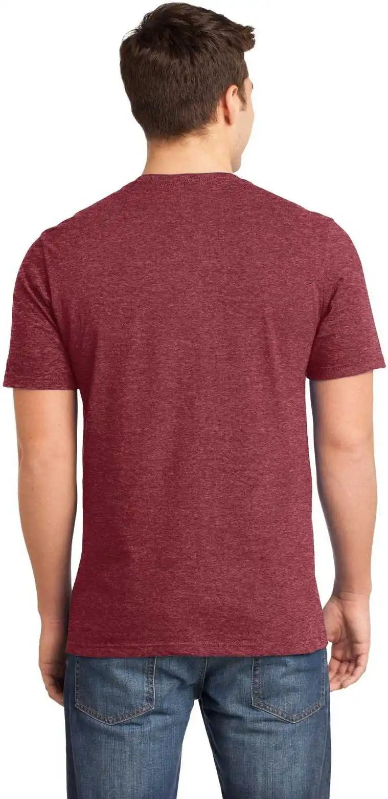 District Dt6000 Very Important Tee - Heathered Red
