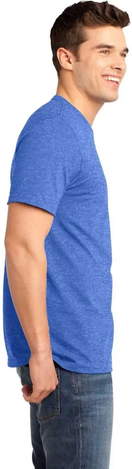 District Dt6000 Very Important Tee - Heathered Royal