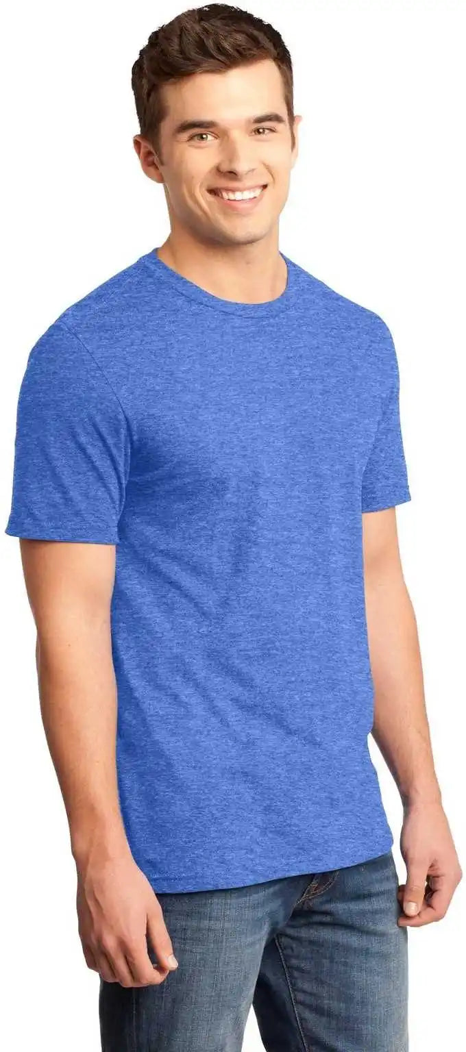 District Dt6000 Very Important Tee - Heathered Royal