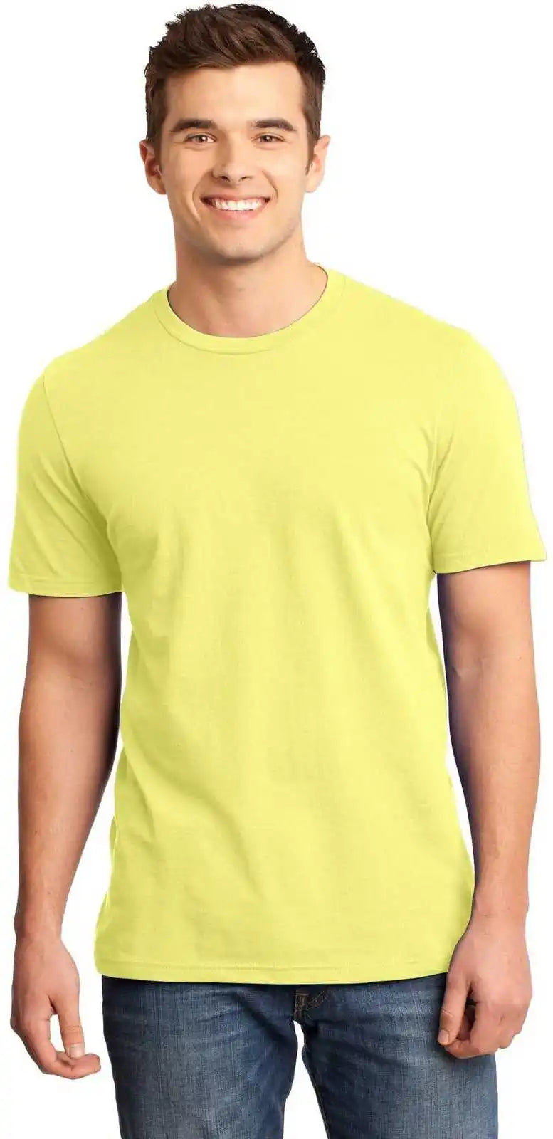 District Dt6000 Very Important Tee - Lemon Yellow