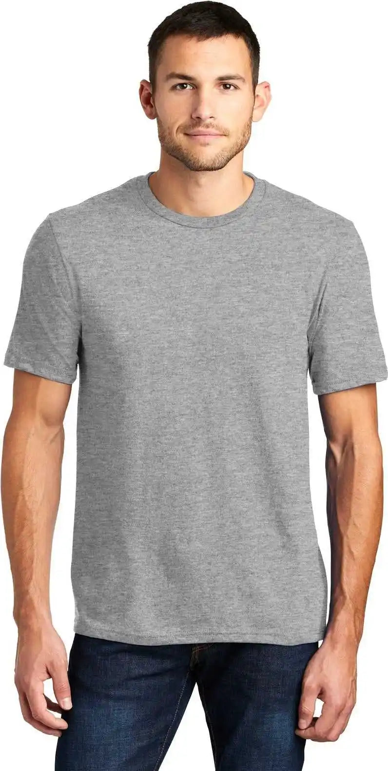 District Dt6000 Very Important Tee - Light Heather Grey
