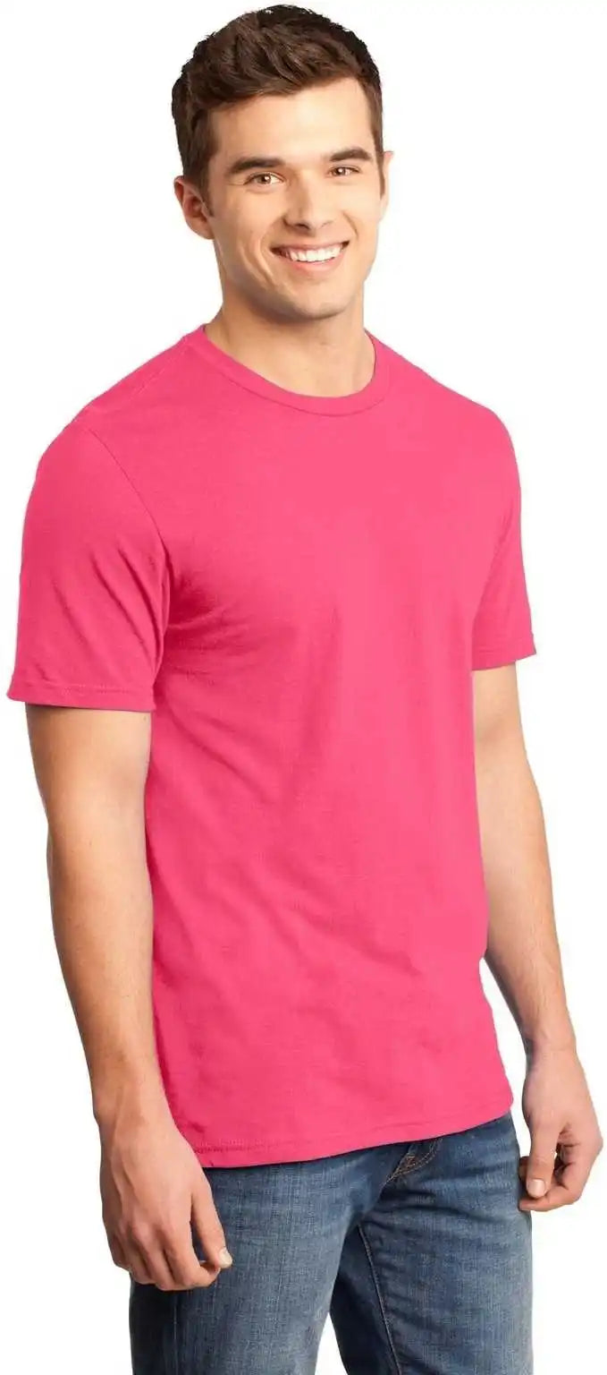 District Dt6000 Very Important Tee Neon Pink
