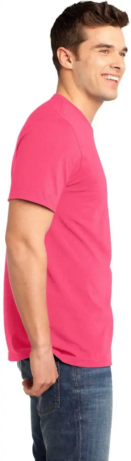 District Dt6000 Very Important Tee Neon Pink