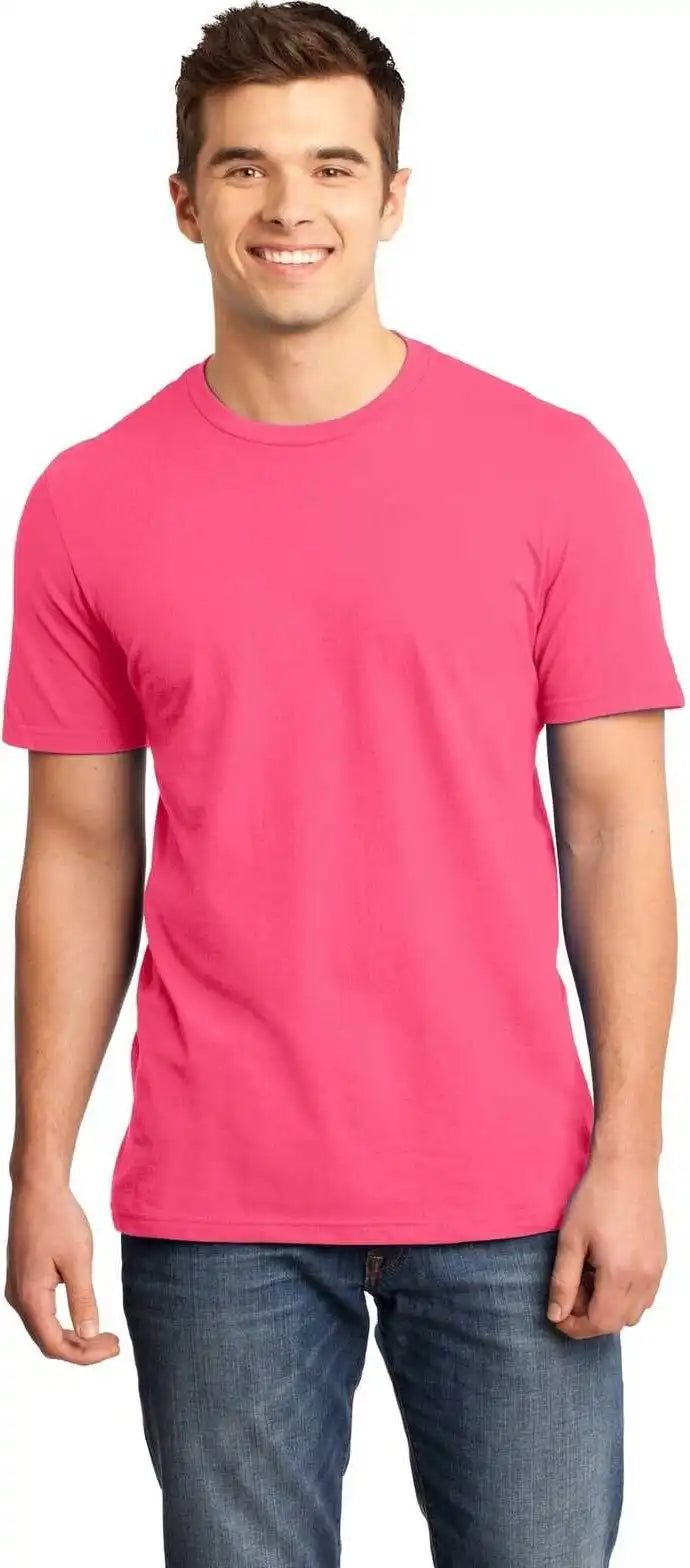 District Dt6000 Very Important Tee Neon Pink