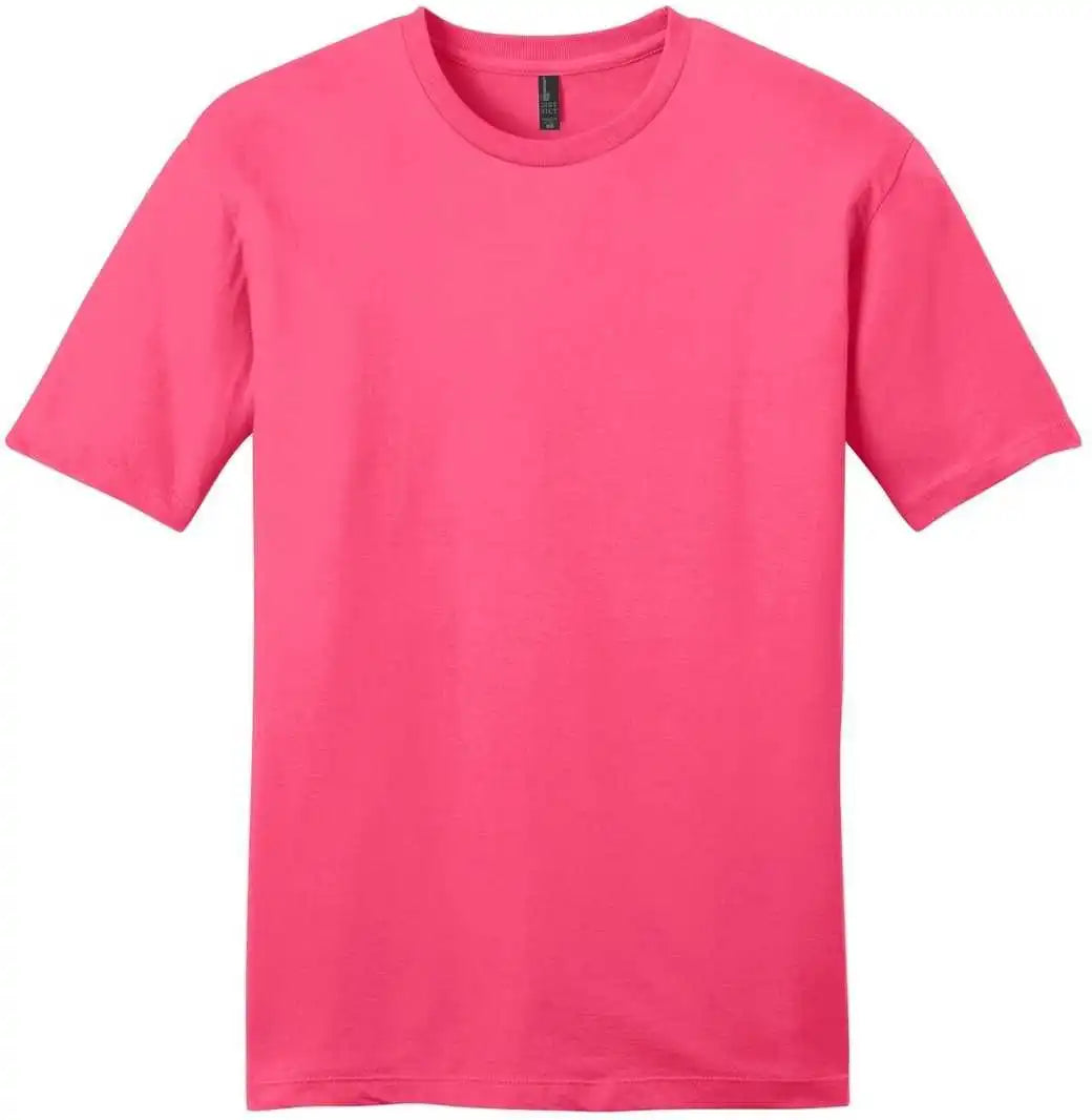 District Dt6000 Very Important Tee Neon Pink