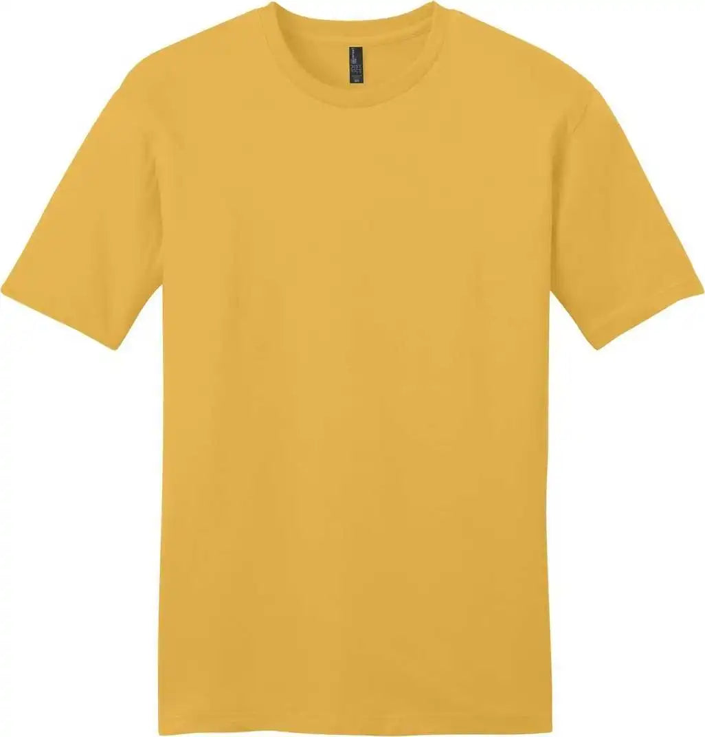 District Dt6000 Very Important Tee Ochre Yellow