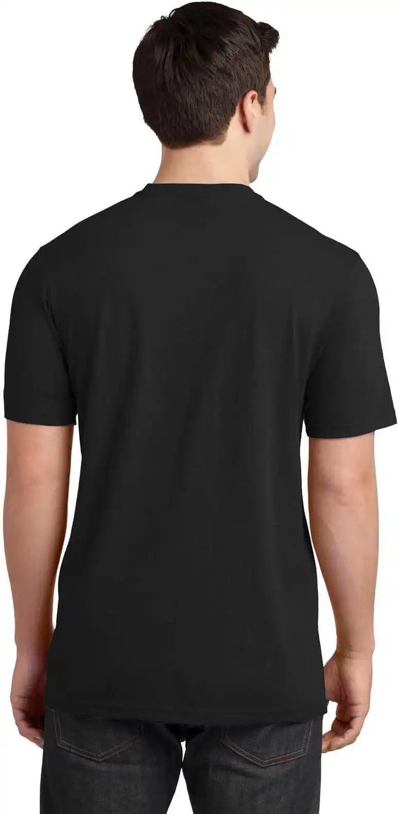 District Dt6000p Very Important Tee with Pocket Black
