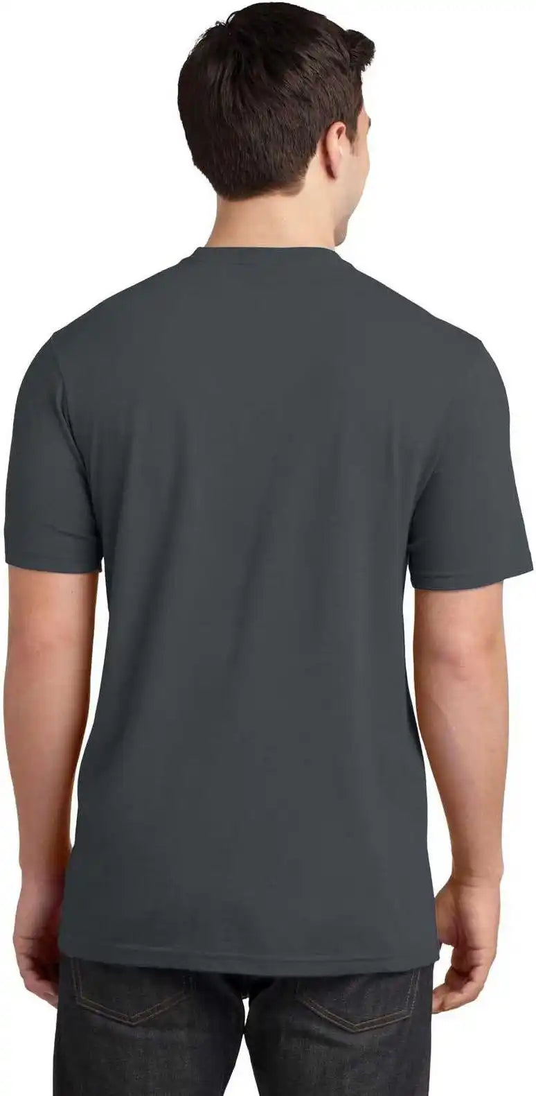 District Dt6000p Very Important Tee with Pocket Charcoal