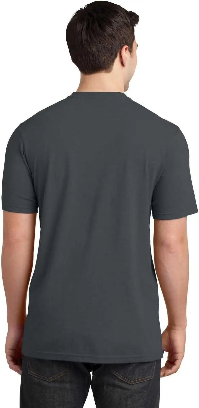 District Dt6000p Very Important Tee with Pocket - Charcoal