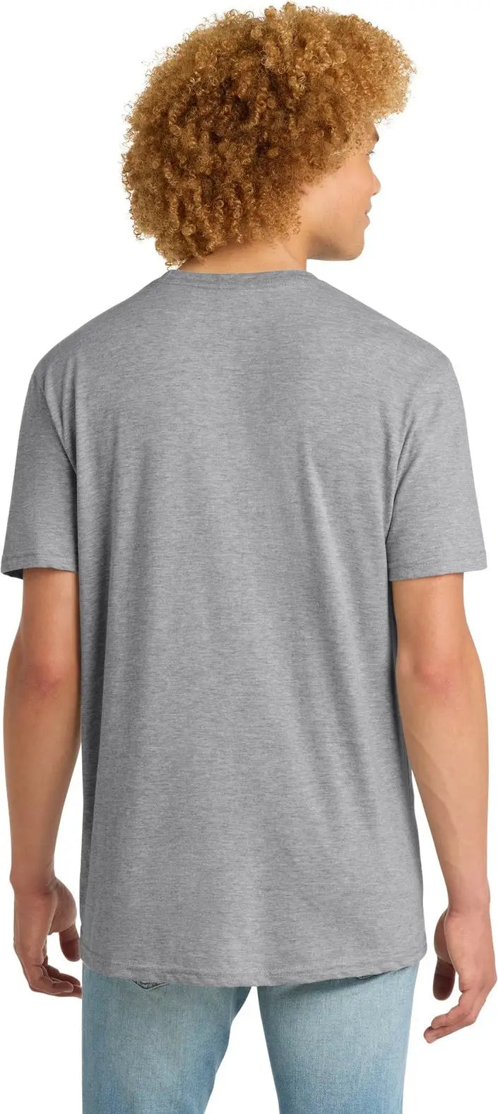 District Dt6000p Very Important Tee with Pocket - Light Heather Gray