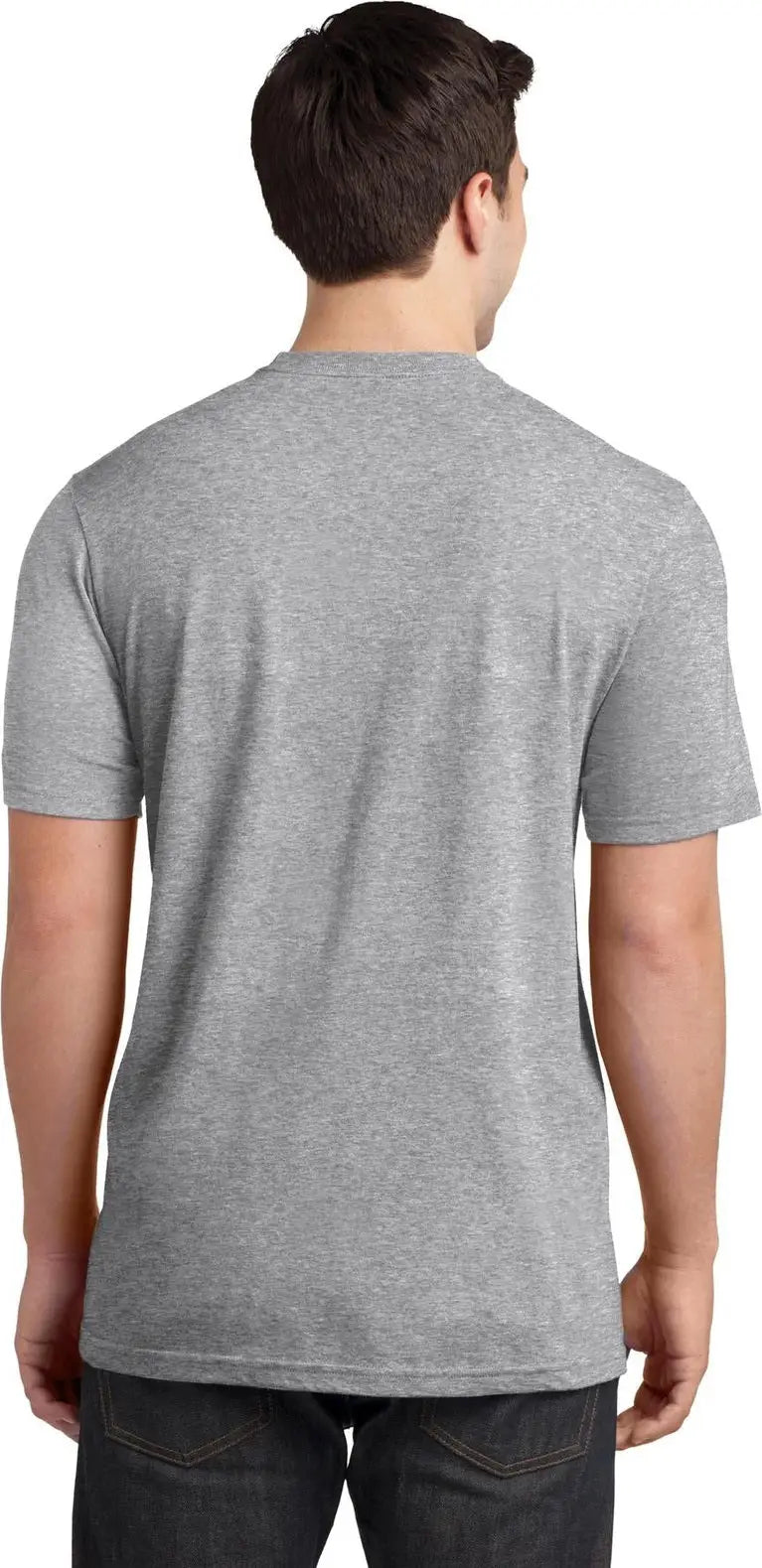 District Dt6000p Very Important Tee with Pocket - Light Heather Gray