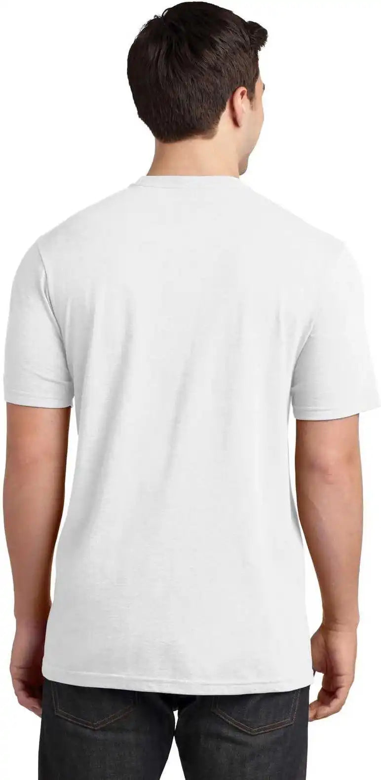 District Dt6000p Very Important Tee with Pocket White