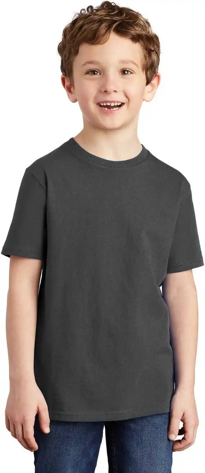 District Dt6000y Youth Very Important Tee Charcoal