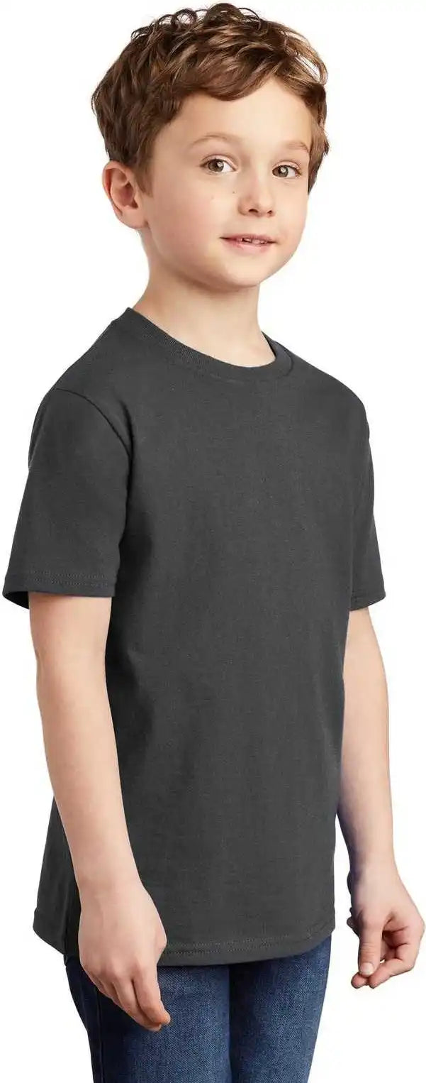 District Dt6000y Youth Very Important Tee Charcoal