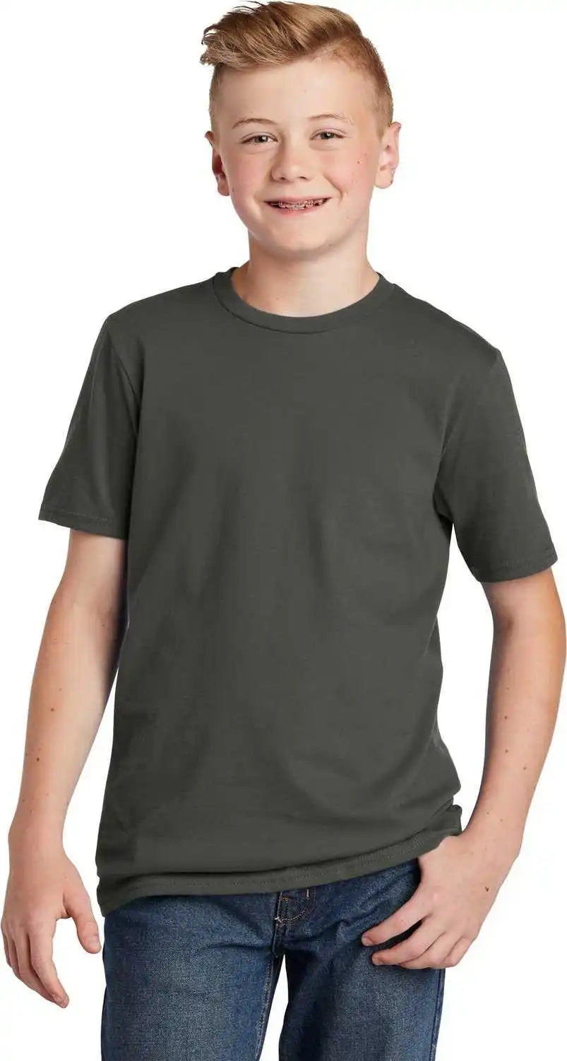 District Dt6000y Youth Very Important Tee Deepest Gray