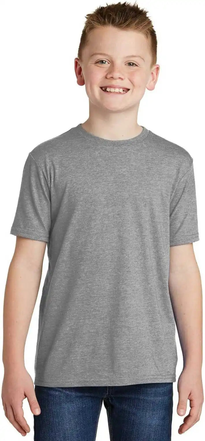 District Dt6000y Youth Very Important Tee Gray Frost