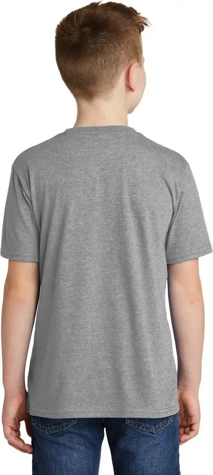 District Dt6000y Youth Very Important Tee Gray Frost