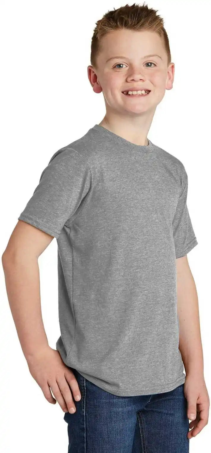 District Dt6000y Youth Very Important Tee Gray Frost
