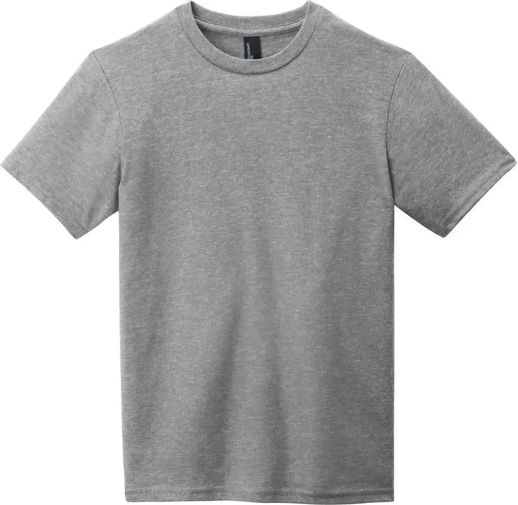 District Dt6000y Youth Very Important Tee - Grey Frost