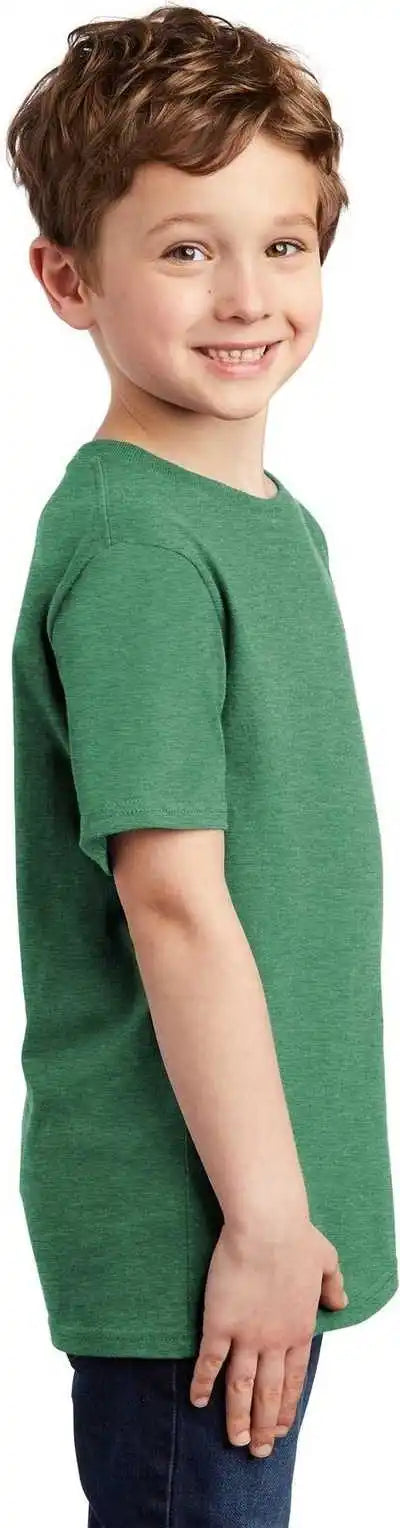 District Dt6000y Youth Very Important Tee Heathered Kelly Green