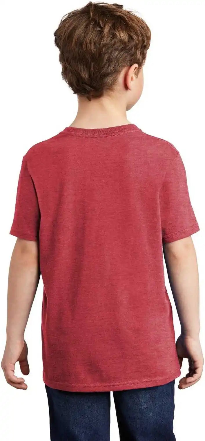 District Dt6000y Youth Very Important Tee - Heathered Red