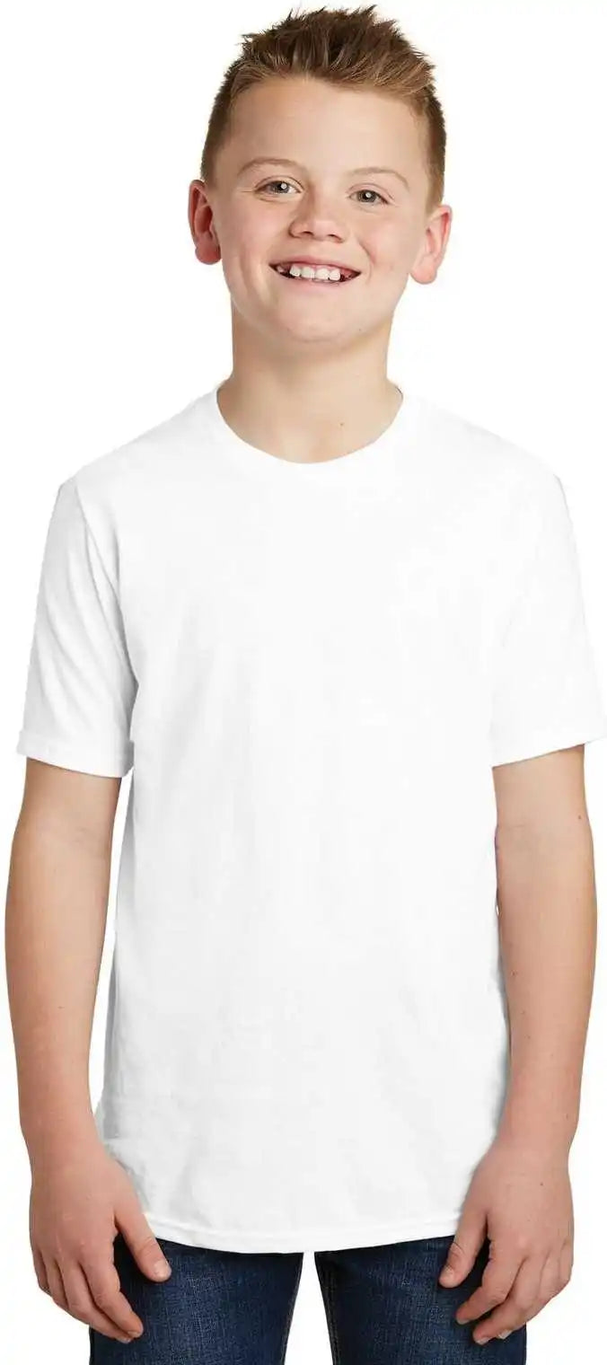 District Dt6000y Youth Very Important Tee White