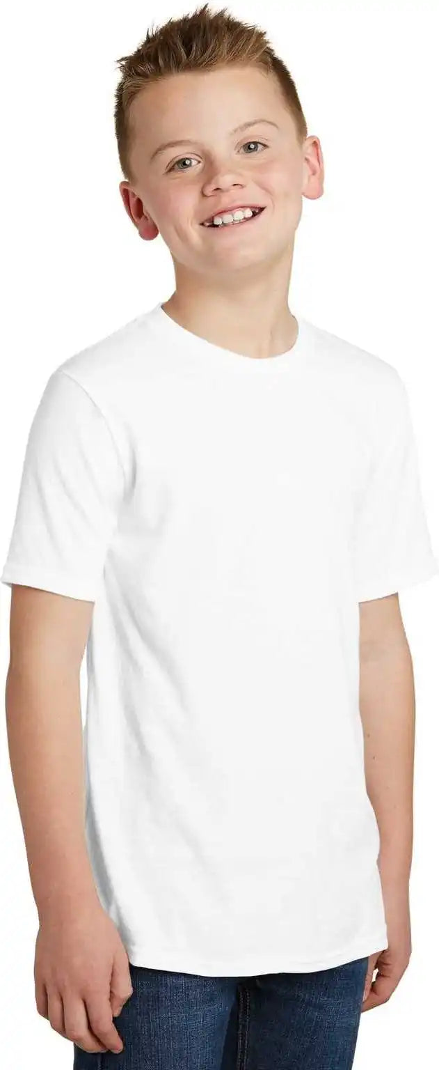 District Dt6000y Youth Very Important Tee White
