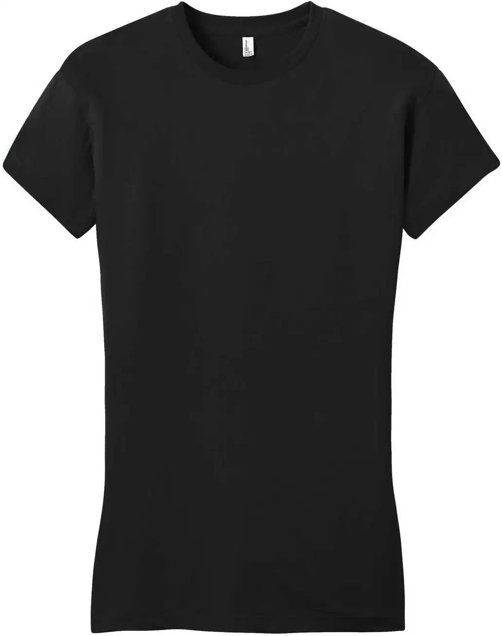 District Dt6001 Women’s Fitted Very Important Tee Black