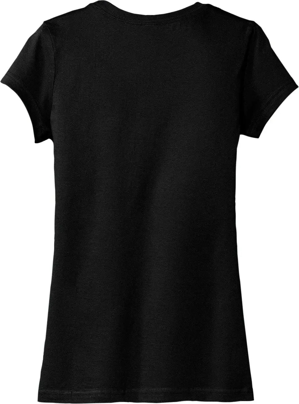 District Dt6001 Women’s Fitted Very Important Tee - Black - Ladies Xs