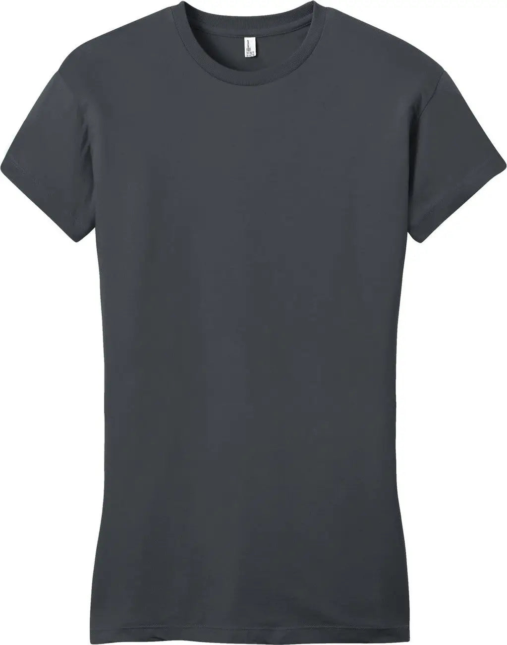 District Dt6001 Women’s Fitted Very Important Tee - Charcoal