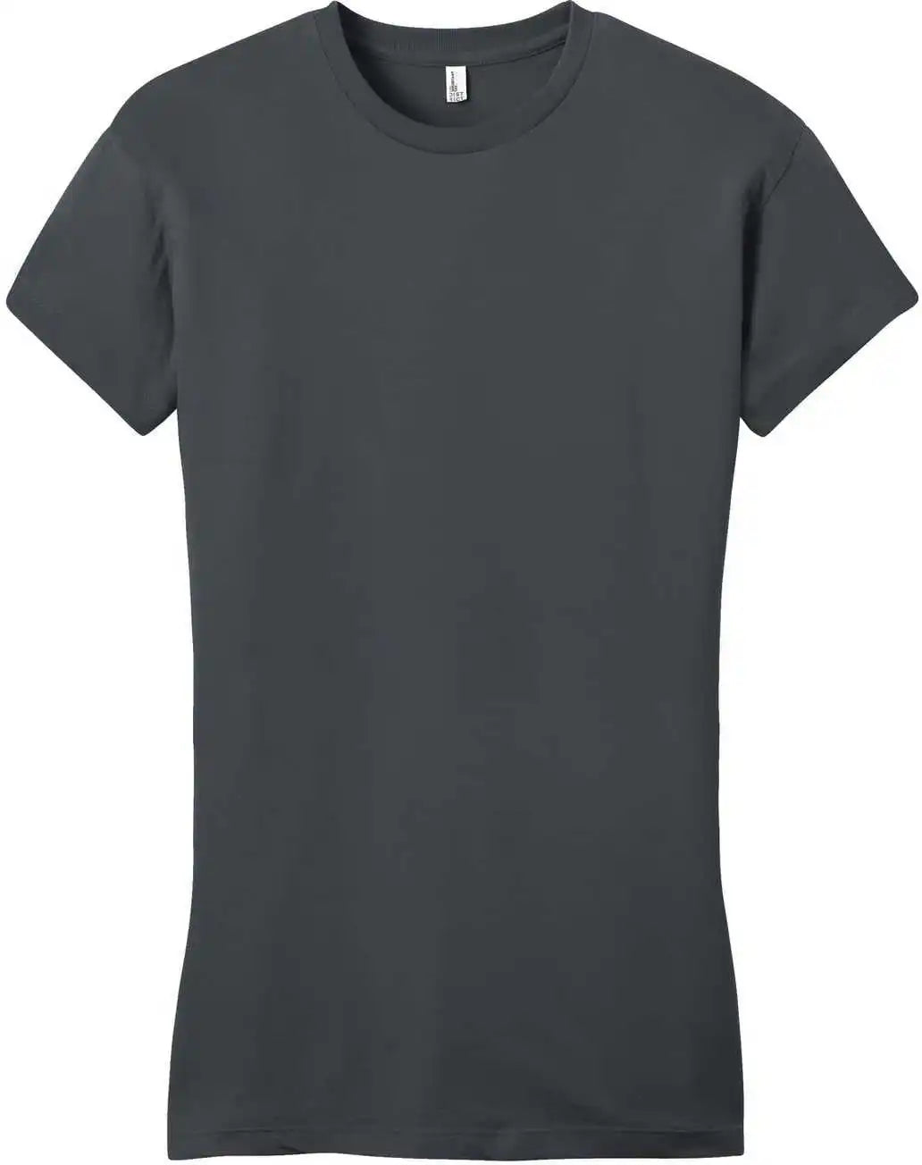 District Dt6001 Women’s Fitted Very Important Tee - Charcoal