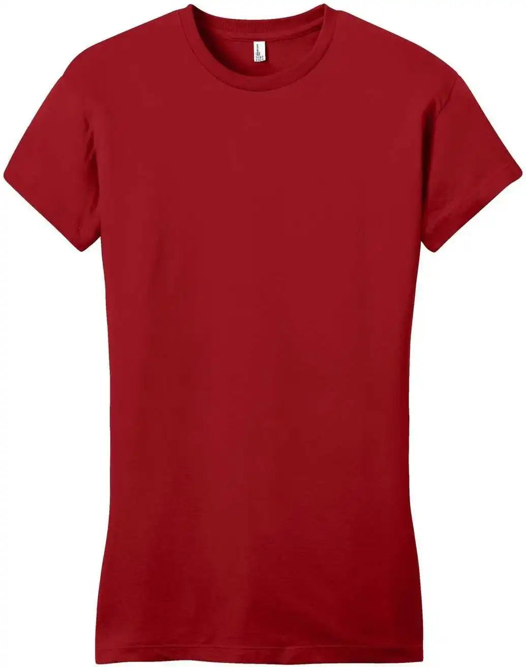 District Dt6001 Women’s Fitted Very Important Tee Classic Red