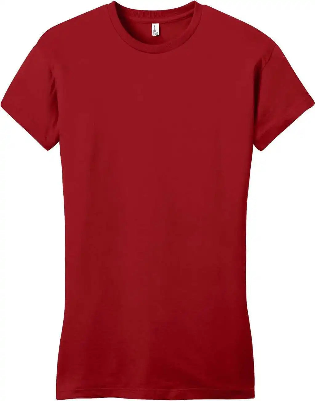 District Dt6001 Women’s Fitted Very Important Tee - Classic Red