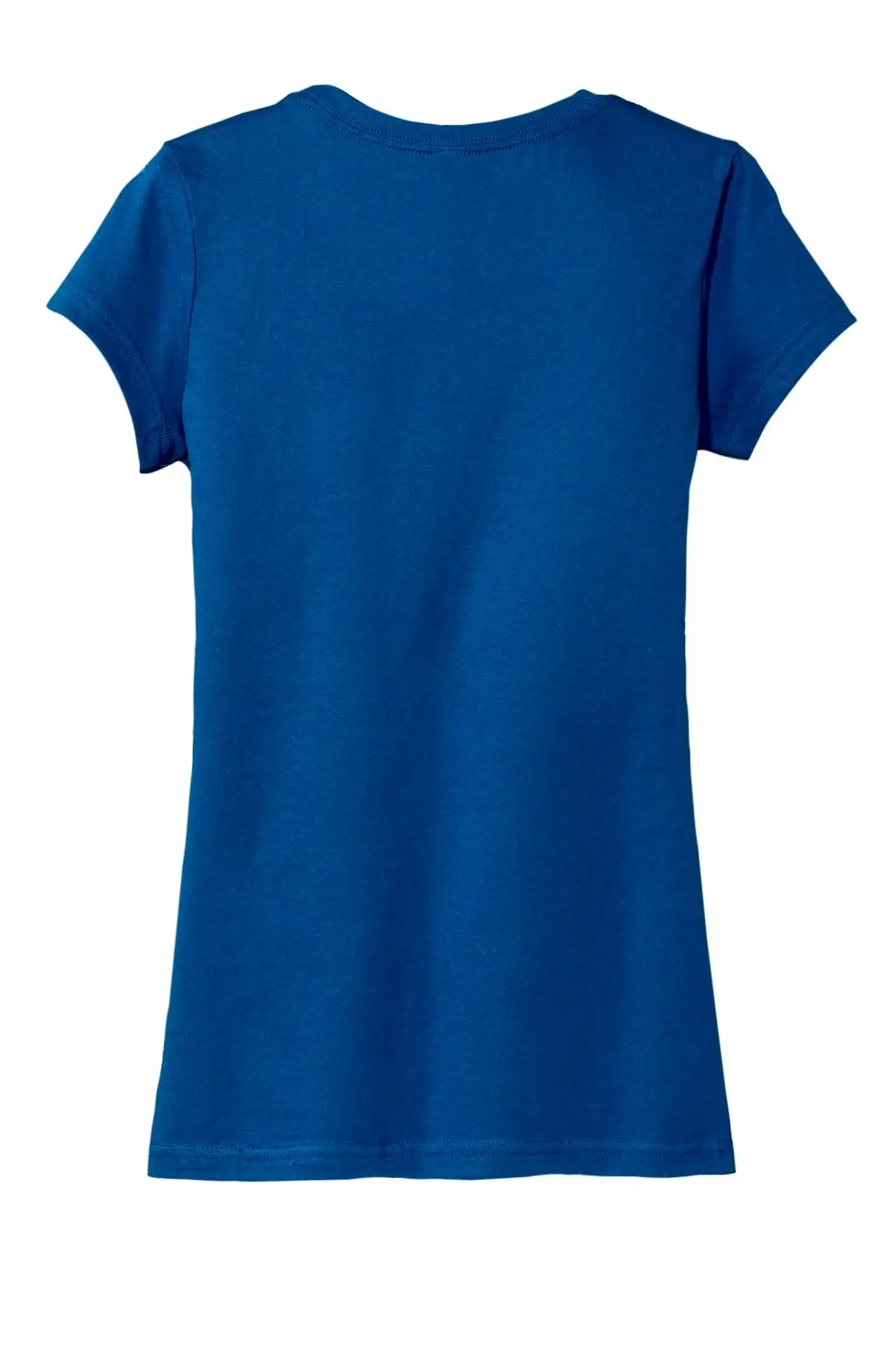 District Dt6001 Women’s Fitted Very Important Tee - Deep Royal - Ladies Xs