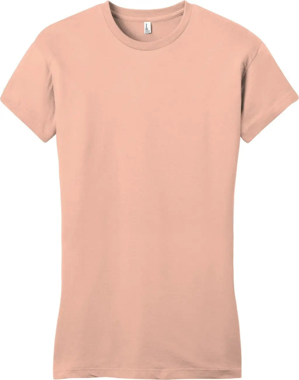 District Dt6001 Women’s Fitted Very Important Tee - Dusty Peach