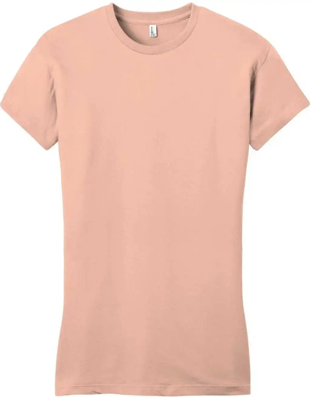 District Dt6001 Women’s Fitted Very Important Tee - Dusty Peach